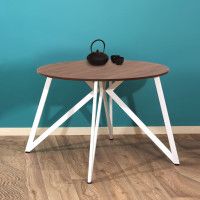 Стол Женева d110 18 мм (каркас белый) купить в Минске