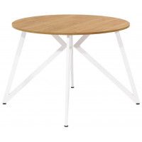 Стол Женева d110 18 мм (каркас белый) купить в Минске