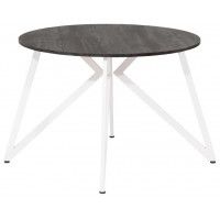 Стол Женева d110 18 мм (каркас белый) купить в Минске