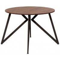 Стол Женева d110 18 мм (каркас черный) купить в Минске