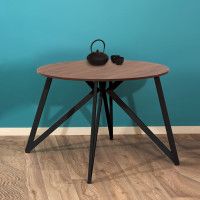 Стол Женева d110 18 мм (каркас черный) купить в Минске