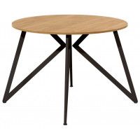 Стол Женева d110 18 мм (каркас черный) купить в Минске