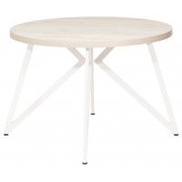 Стол Женева d110 36 мм (каркас белый) купить в Минске