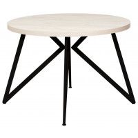 Стол Женева d110 36 мм (каркас черный) Стол Женева d110 36 мм (каркас черный)