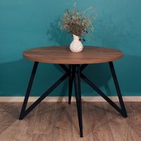 Стол Женева d110 36 мм (каркас черный) купить в Минске Стол Женева d110 36 мм (каркас черный) купить в Минске