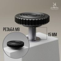 Стол Женева d120 18 мм (каркас белый) купить в Минске