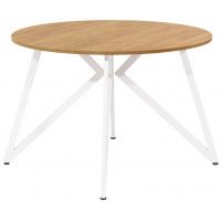 Стол Женева d120 18 мм (каркас белый) купить в Минске