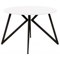 Стол Женева d120 18 мм (каркас черный)