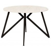 Стол Женева d120 18 мм (каркас черный) купить в Минске