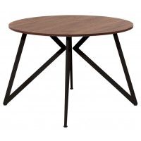 Стол Женева d120 18 мм (каркас черный) купить в Минске