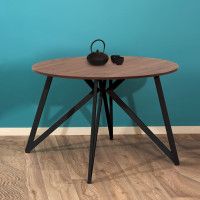 Стол Женева d120 18 мм (каркас черный) купить в Минске