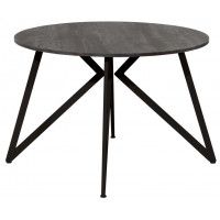 Стол Женева d120 18 мм (каркас черный) купить в Минске