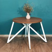 Стол Женева d90 36 мм (каркас белый) купить в Минске