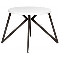 Стол Женева d90 36 мм (каркас черный)