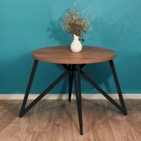 Стол Женева d90 36 мм (каркас черный) купить в Минске