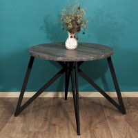 Стол Женева d90 36 мм (каркас черный) купить в Минске