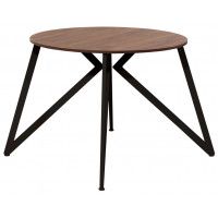 Стол Женева d90 18 мм (каркас черный) купить в Минске