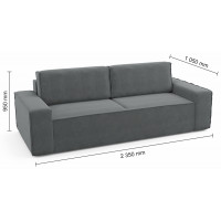 Диван двухместный Mio Tesoro Аура (велютто) купить в Минске