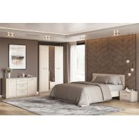 Комод NN мебель Калипсо меланж (3 ящика, 2 дверцы) купить в Минске