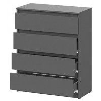 Комод NN мебель Денвер графит серый (4 ящика) купить в Минске