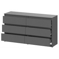 Комод NN мебель Денвер графит серый (6 ящиков) купить в Минске Комод NN мебель Денвер графит серый (6 ящиков) купить в Минске