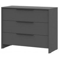 Комод NN мебель Камелия графит серый (4 ящика) Комод NN мебель Камелия графит серый (4 ящика)