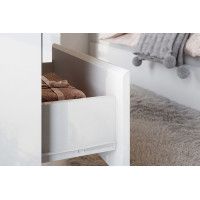 Комод NN мебель Токио белый текстурный (4 ящика) купить в Минске