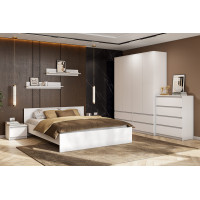 Кровать NN Мебель (МС Денвер К) 160*200 белый купить в Минске