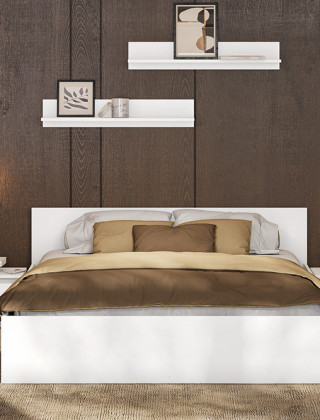 Кровать NN Мебель (МС Денвер К) 160*200 белый купить в Минске