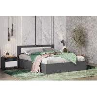 Кровать NN Мебель (МС Дольче К) 160*200 графит/белый купить в Минске