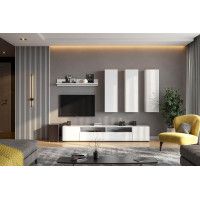 Полка навесная NN Мебель Токио белая купить в Минске