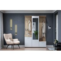 Шкаф NN Мебель ПР 1 дуб сонома/белый купить в Минске