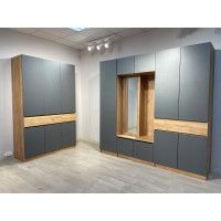 Шкаф NN Мебель Авиньон трехстворчатый дуб крафт золотой/графит серый купить в Минске Шкаф NN Мебель Авиньон трехстворчатый дуб крафт золотой/графит серый купить в Минске