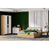 Шкаф NN Мебель Дольче дуб золотой/белый купить в Минске