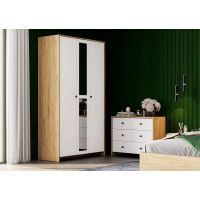 Шкаф NN Мебель Дольче дуб золотой/белый купить в Минске