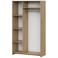 Шкаф NN Мебель МСП 1 трехстворчатый дуб золотой/камень темный купить в Минске