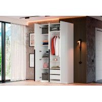 Шкаф NN Мебель ШК 5 (1200) белый текстурный купить в Минске