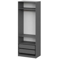 Шкаф NN Мебель ШК 5 (800) графит серый купить в Минске Шкаф NN Мебель ШК 5 (800) графит серый купить в Минске