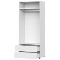 Шкаф NN Мебель Токио двухстворчатый белый купить в Минске