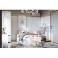 Стеллаж NN Мебель Токио белый текстурный купить в Минске Стеллаж NN Мебель Токио белый текстурный купить в Минске