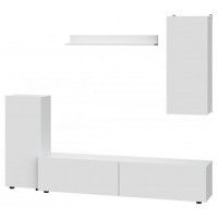 Стенка NN Мебель МГС 10 белый текстурный купить в Минске