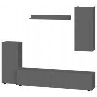 Стенка NN Мебель МГС 10 графит серый купить в Минске