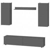 Стенка NN Мебель МГС 10 графит серый купить в Минске