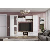 Стенка NN Мебель МГС 3 дуб сонома/белый