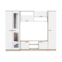 Стенка NN Мебель МГС 3 дуб сонома/белый купить в Минске