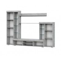 Стенка NN Мебель МГС 5 цемент светлый/белый купить в Минске Стенка NN Мебель МГС 5 цемент светлый/белый купить в Минске