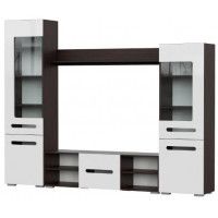 Стенка NN Мебель МГС 6 венге/белый глянец купить в Минске Стенка NN Мебель МГС 6 венге/белый глянец купить в Минске