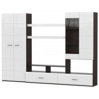 Стенка NN Мебель МГС 7 дуб венге/белый глянец купить в Минске Стенка NN Мебель МГС 7 дуб венге/белый глянец купить в Минске