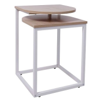 Стол журнальный CHIP (орех/белый)