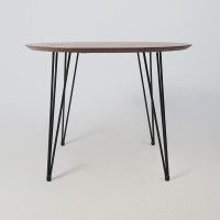 Стол обеденный Демавенд d100*74 дуб мореный/черный купить в Минске Стол обеденный Демавенд d100*74 дуб мореный/черный купить в Минске